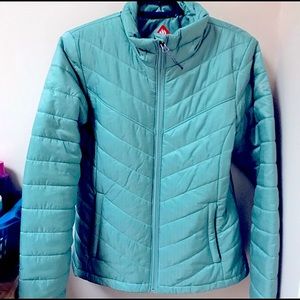 Columbia Tiffany Blue Chevron Jacket